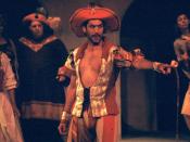 English: Petruchio (Kevin Black) in his wedding outfit, in a Carmel Shakespeare Festival production at the outdoor Forest THeater in Carmel, CA, Oct., 2003
