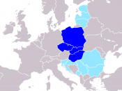 Map of Central Europe according to Peter J. Katzenstein