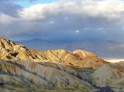 English: Panorama of Zabriskie Point, located in Death Valley National Park, California, United States