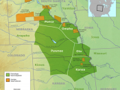 Tribal territory of Pawnee