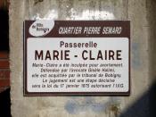 Bobigny - Passerelle Marie-Claire