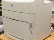 Hewlett-Packard laser printer HP Color LaserJet 5550N