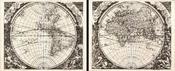 1696 Zahn Map of the World in Two Hemispheres - Geographicus - World-zahn-1696