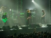 English: The Cure performing in Singapore.
