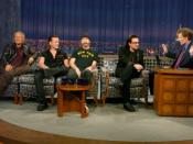 O'Brien interviewing U2, on a special episode of Late Night