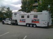 English: A RCMP Emergency Command Vehicle in Burnaby, British Columbia