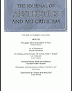 The Journal of Aesthetics and Art Criticism