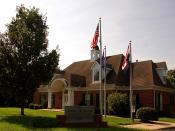Photo of the Alpha Phi Omega National Office in Independence, Missouri, taken on August 3, 2008.