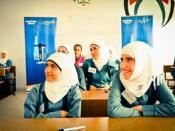 English: Students in classroom