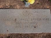 Maggie Hall Epperson 1900-1988