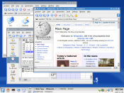 Screenshot of KDE 3.5