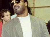 Stevie Wonder at a rehearsal for the Grammy Awards