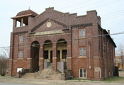 English: 1918 African Methodist Episcopal Church, Cairo, Illinois