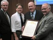 Orange County government recognizes 100th anniversary of the Register, Nov. 22, 2005