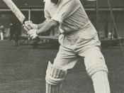 Donald Bradman, australian cricket player. photo from 30s or 40s - public domain