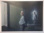 Peter Higgs portrait by Ken Currie at the JCMB, University of Edinburgh @UniofEdinburgh