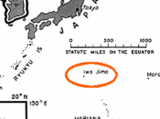 Location of Iwo Jima