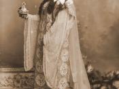 Jennie Churchill in byzantine costume as the Empress Theodora