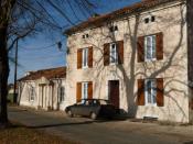 Français : école d'Hautefaye, Dordogne, France