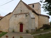 Français : église de Hautefaye, Dordogne, France