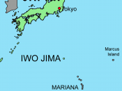 Iwo Jima Location Map
