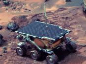 Sojourner rover on Mars on sol 22