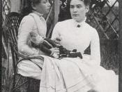 1888 photo of Helen Keller holding a doll. With Ann Sullivan. First publication: February 2008. US copyright expired in 1988 under then-current law that said unpublished material expired 100 years after creation.