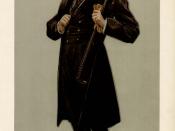 Caricature of Edmond Rostand. Caption read 