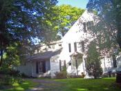 English: Main house at Steepletop Farm, home of Edna St. Vincent Millay