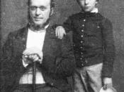 English: Henry James, Sr. and Henry James, Jr. in New York City.
