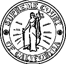English: Seal of the Supreme Court of California