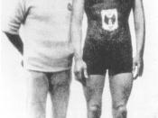 Holman (right) with his coach