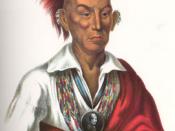 Sauk Chief Makataimeshekiakiah, or Black Hawk