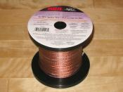 A roll of 16 AWG speak wire.