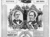 Campaign poster for the election of 1876.