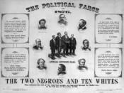 The election was hotly contested, as can be seen by this poster published in 1877