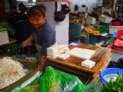 English: Tofu as sold in Haikou, Hainan, China.
