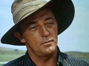 Screenshot of Robert Mitchum from the trailer for the film The Sundowners