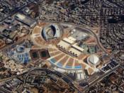 Aerial view of Athens Olympic Sports Complex.