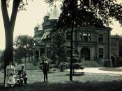 Montréal 1910. Résidence de James Ross, rue Peel.