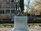 Robert Morris statue