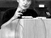 English: Judith Butler at a lecture at the University of Hamburg, April 2007.