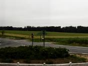English: panorama of the battlefield of Agincourt