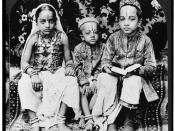 Hindu children of high caste, Bombay, India