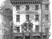 English: Publishing office of Atlantic Monthly, etc. Tremont St., Boston, 1873