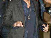 Alfredo James Pacino all'uscita dal backstage dopo la conferenza tenuta al ROMA FILM FEST 2008