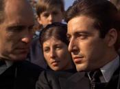 With Robert Duvall in The Godfather.