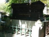 Delacroix 's tomb in the Père Lachaise Cemetery.
