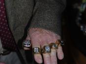 The Pittsburgh Steelers five Super Bowl rings