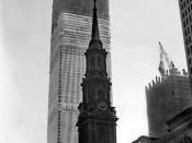 World Trade Center during construction